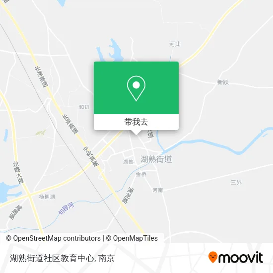 湖熟街道社区教育中心地图