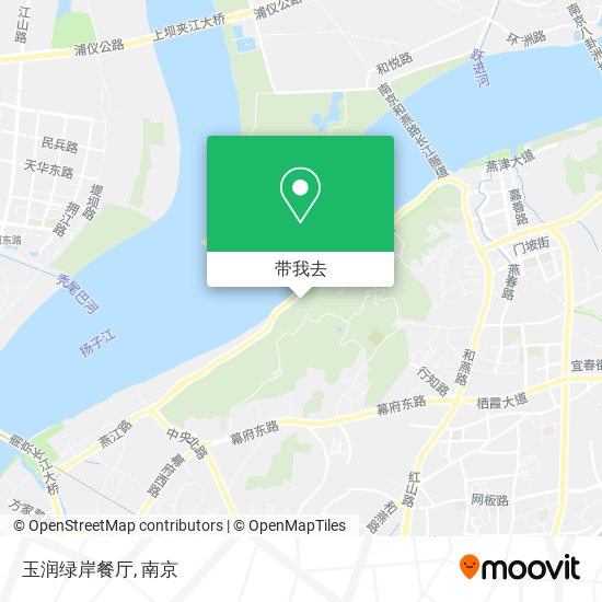 玉润绿岸餐厅地图