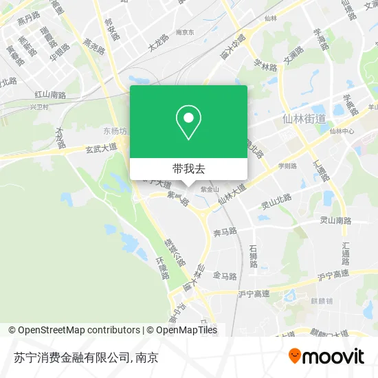 苏宁消费金融有限公司地图