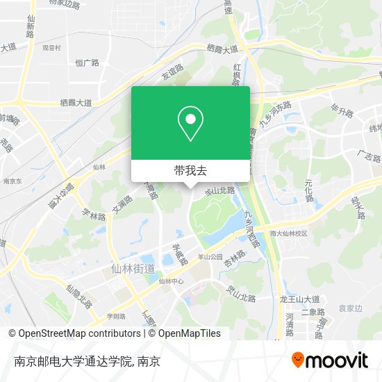 南京邮电大学通达学院地图
