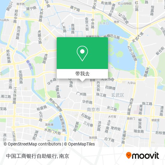 中国工商银行自助银行地图