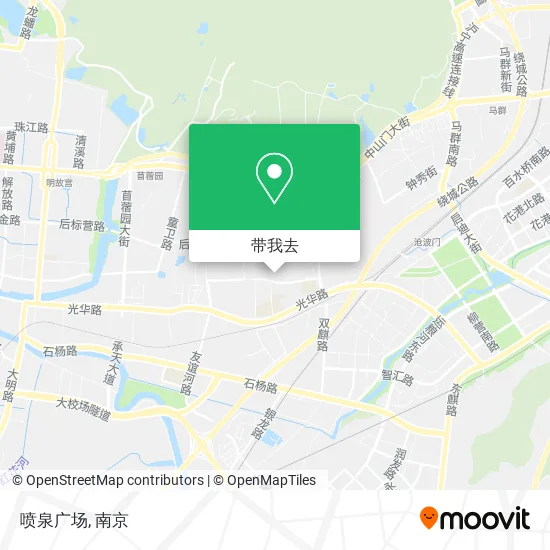 喷泉广场地图