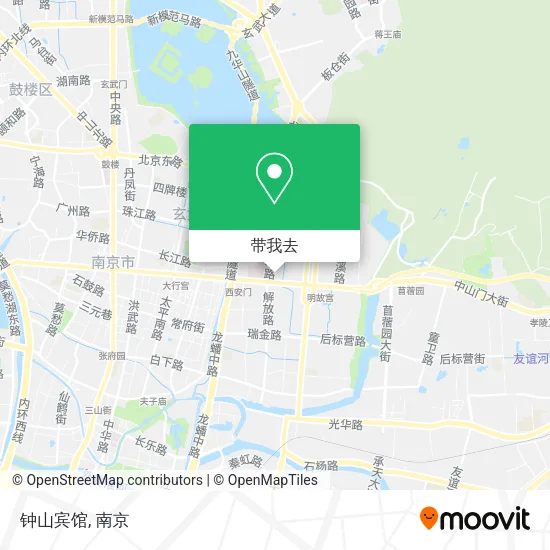 钟山宾馆地图