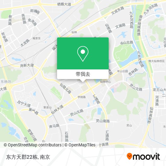东方天郡22栋地图