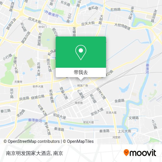南京明发国家大酒店地图