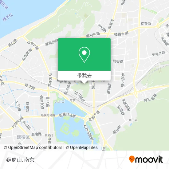 狮虎山地图