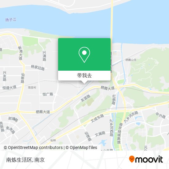 南炼生活区地图