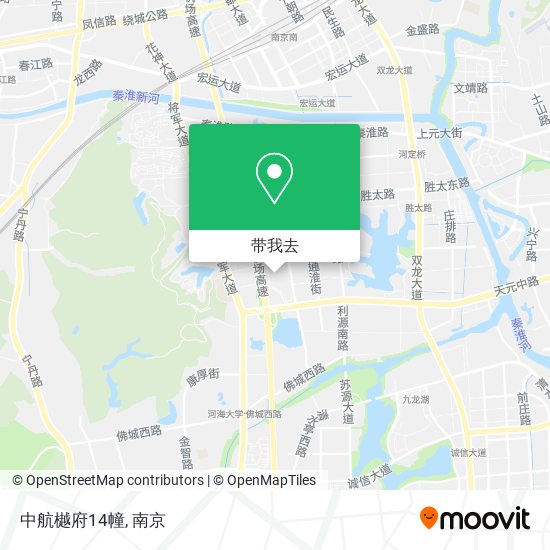 中航樾府14幢地图