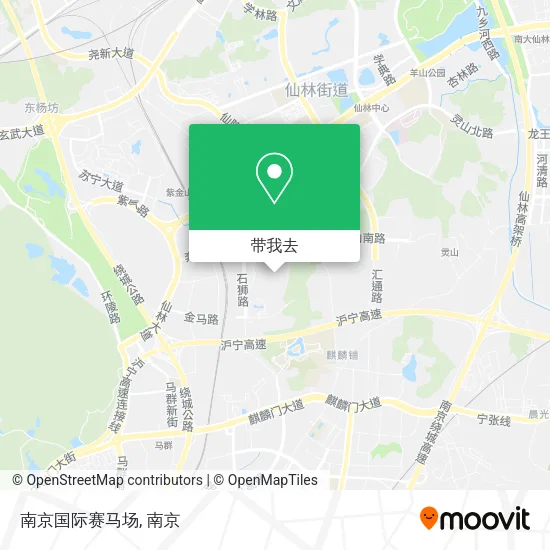 南京国际赛马场地图