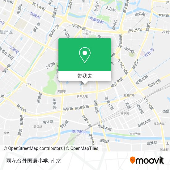 雨花台外国语小学地图