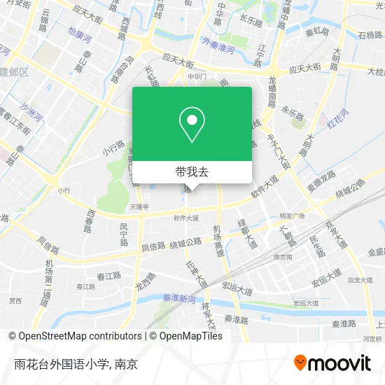 雨花台外国语小学地图