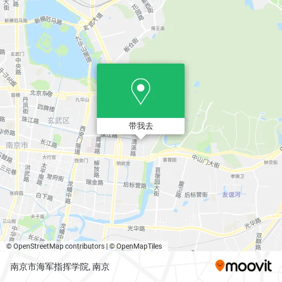 南京市海军指挥学院地图