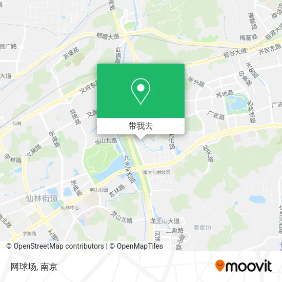 网球场地图