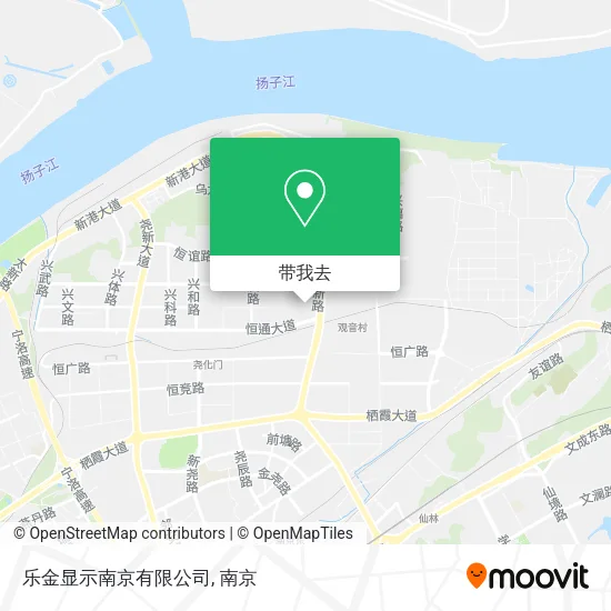 乐金显示南京有限公司地图