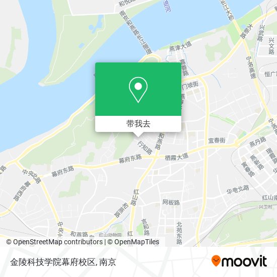 金陵科技学院幕府校区地图