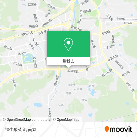 福生酸菜鱼地图