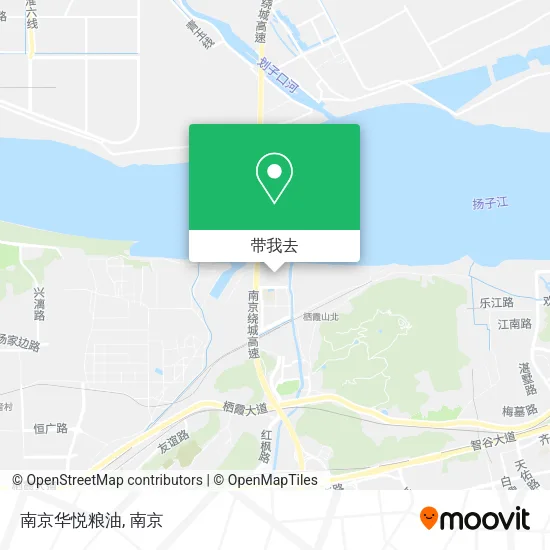 南京华悦粮油地图