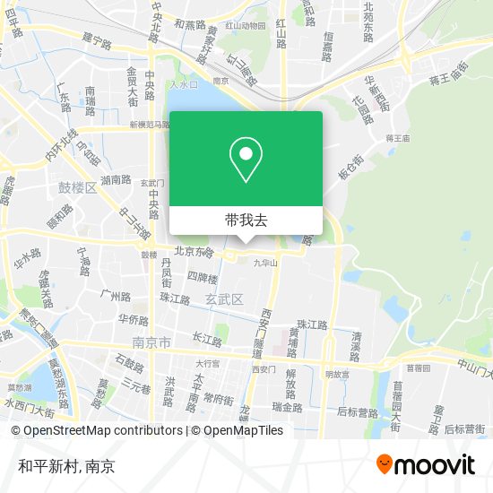 和平新村地图