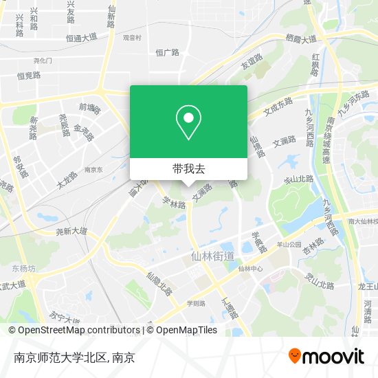 南京师范大学北区地图