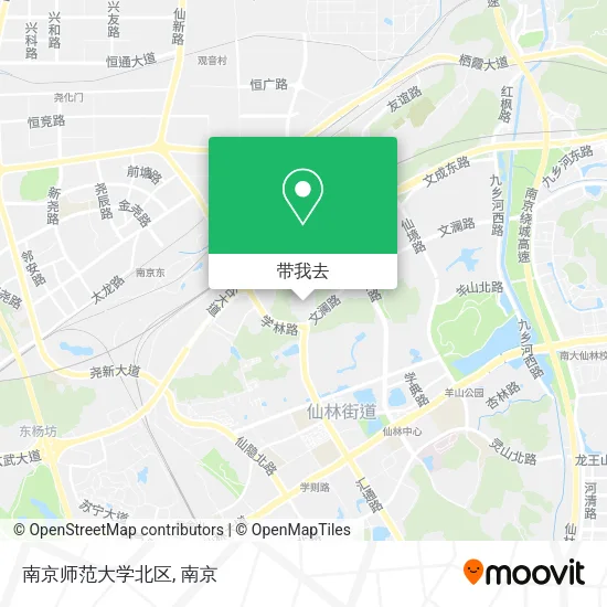 南京师范大学北区地图