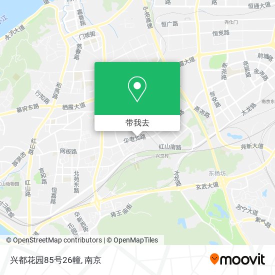 兴都花园85号26幢地图
