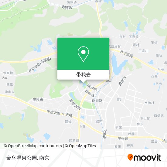 金乌温泉公园地图