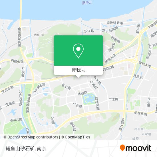 鲤鱼山砂石矿地图