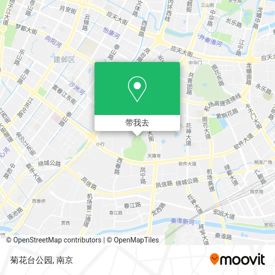 菊花台公园地图