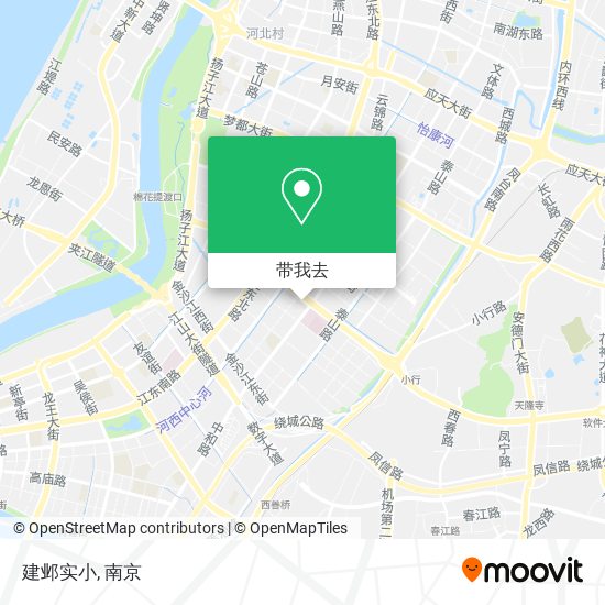 建邺实小地图