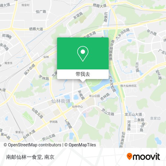 南邮仙林一食堂地图