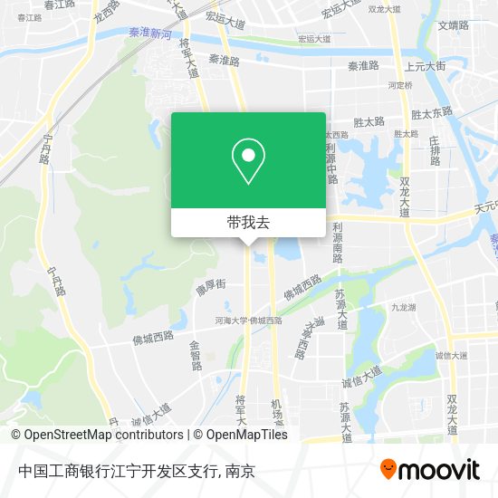 中国工商银行江宁开发区支行地图