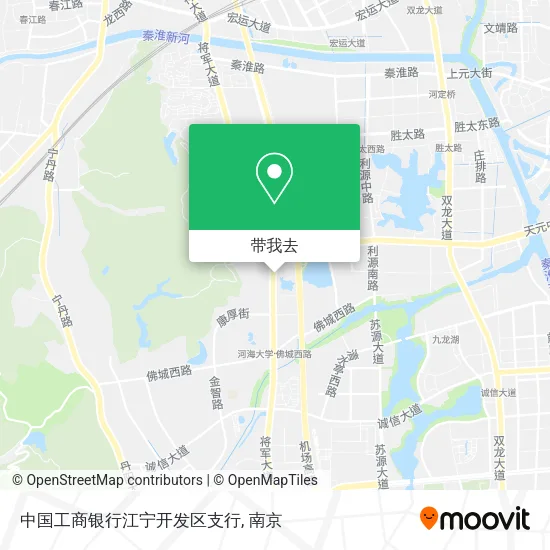 中国工商银行江宁开发区支行地图