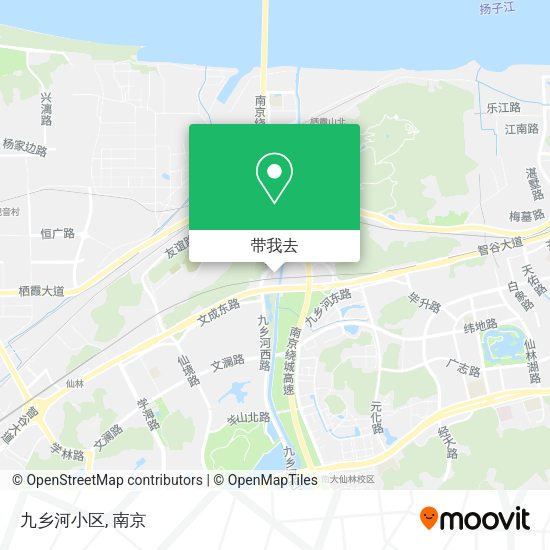 九乡河小区地图