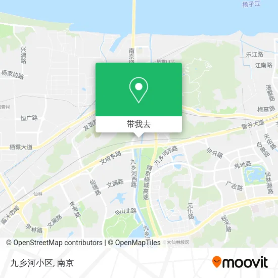 九乡河小区地图