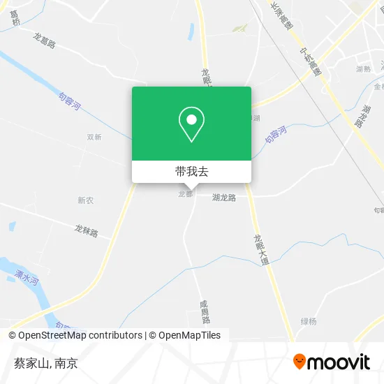 蔡家山地图