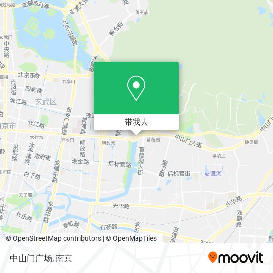 中山门广场地图
