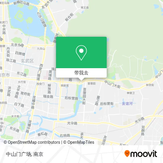 中山门广场地图