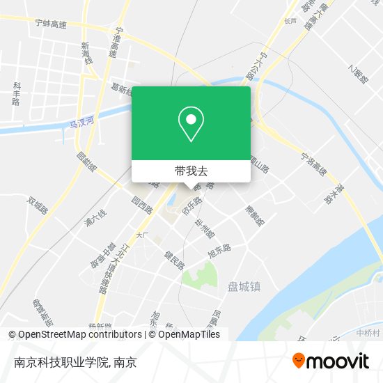 南京科技职业学院地图