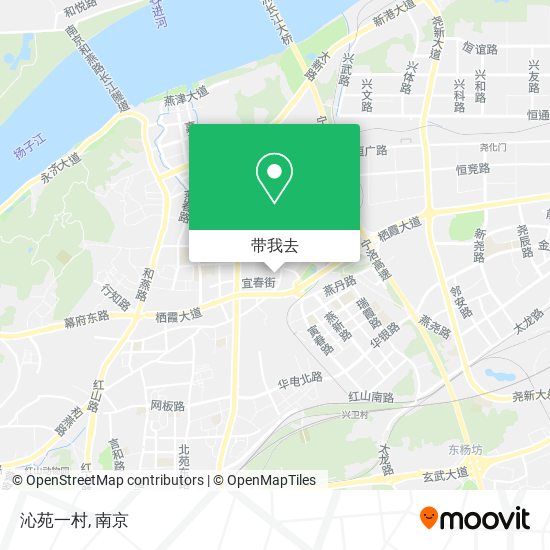 沁苑一村地图