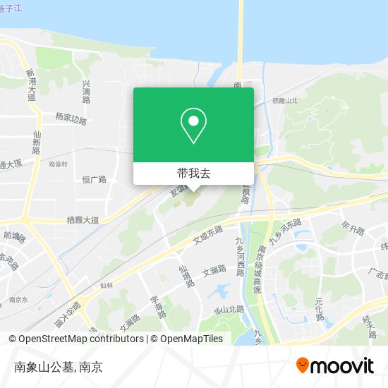 南象山公墓地图