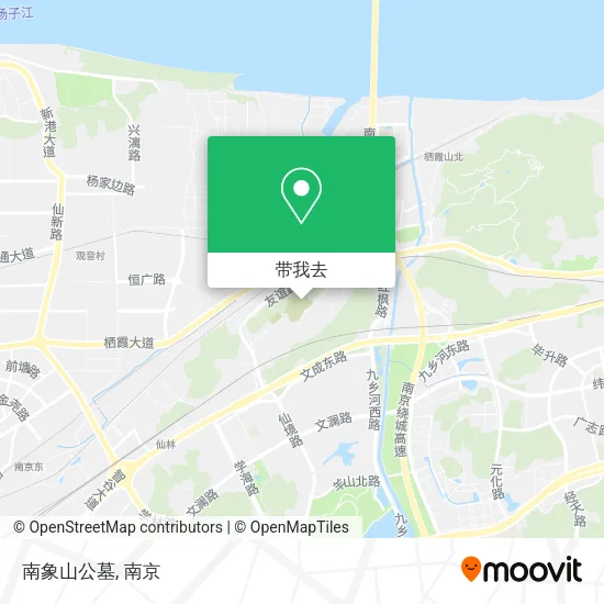 南象山公墓地图