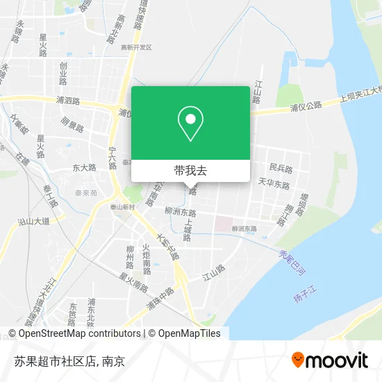 苏果超市社区店地图