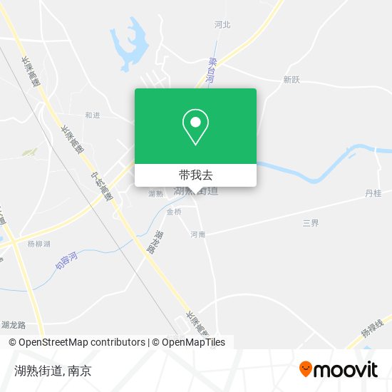 湖熟街道地图