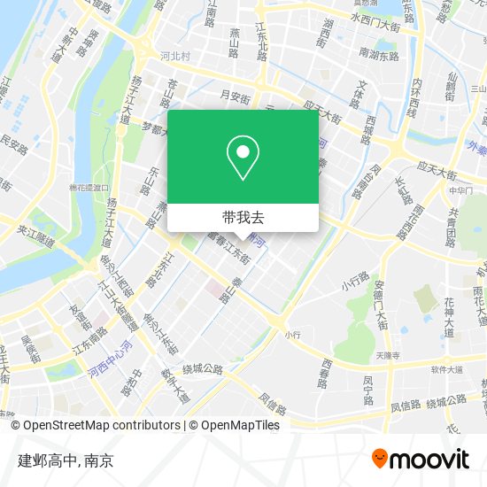 建邺高中地图