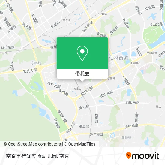 南京市行知实验幼儿园地图