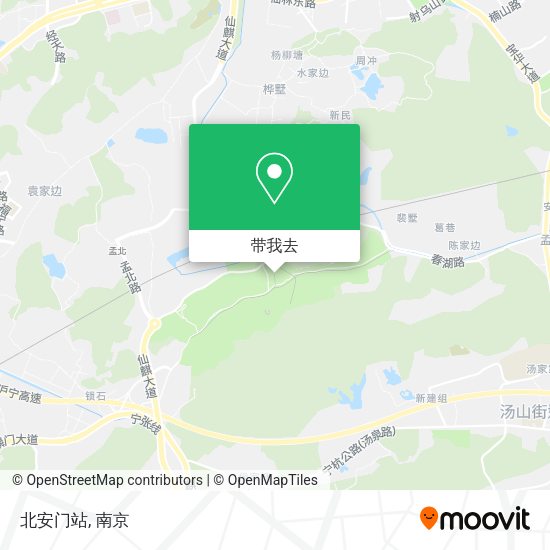 北安门站地图