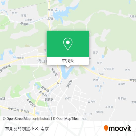 东湖丽岛别墅小区地图