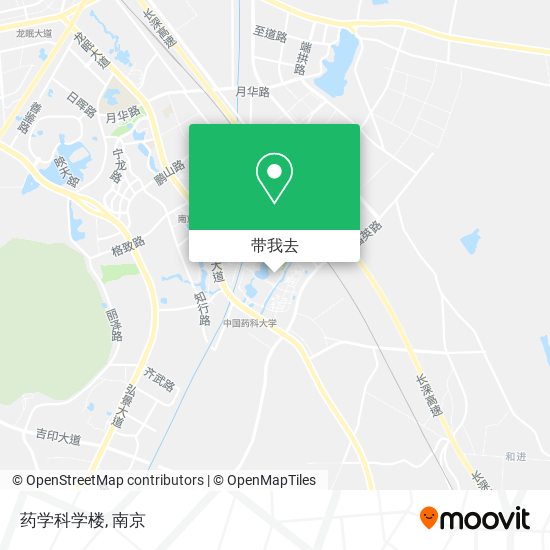 药学科学楼地图