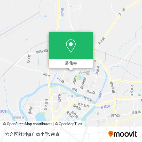 六合区雄州镇广益小学地图