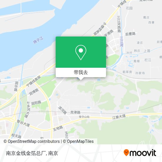 南京金线金箔总厂地图
